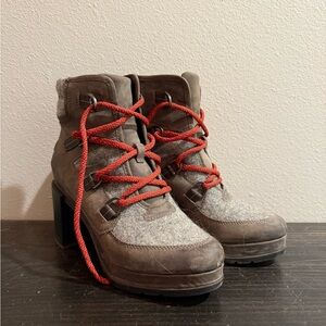 Sorel Blake Lace Boots in Quarry